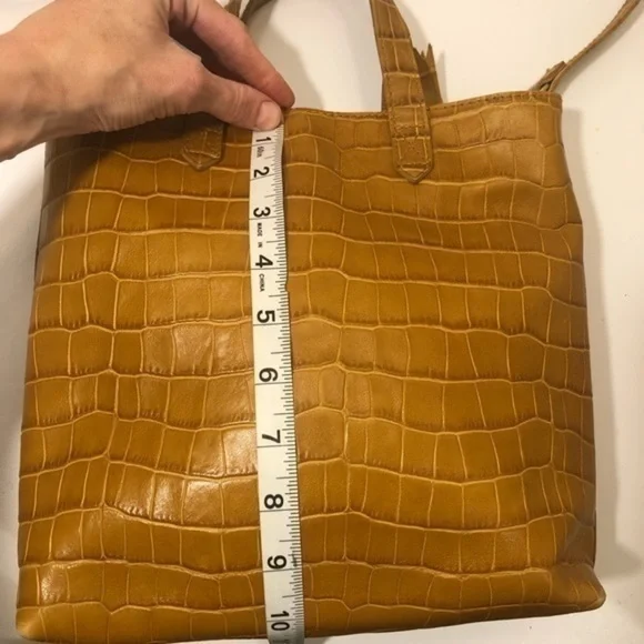 Madewell Transport Embossed Leather Crossbody Bag